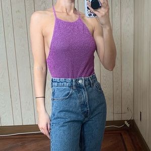 Superdown Bianca razor back top